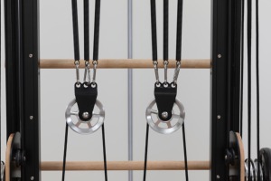 เครื่องสมิธแมชชีนเหล็กสำหรับงานหนัก พร้อมรอกสูง/ต่ำอเนกประสงค์ สำหรับยิมที่บ้าน ใช้งานได้หลากหลาย รวมถึงบาร์โรว์ต่ำ - Product Image 5