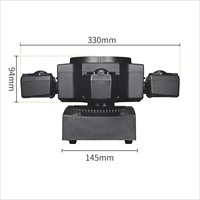 Éclairage LED 100W à Effets Lumineux pour Scène, Équipement DJ, Fête Disco, Contrôle Sonore DMX512, Lumière RVBW, Boule Magique de Discothèque DJ, Lumière de Fête
