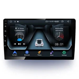 Tela sensível ao toque hd, multimídia para carro com gps, android, rádio, sistema de áudio estéreo, reprodutor de vídeo para hyundai elantra para volkswagen