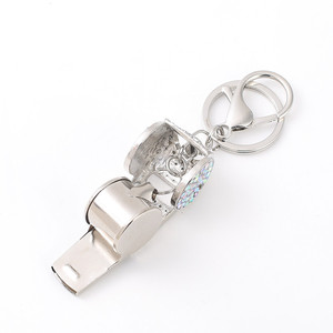 Porte-clés en alliage de zinc avec strass en diamant, logo personnalisé, breloques personnalisées pour voiture automobile A - Product Image 2