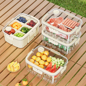 Contenitore in Plastica XinHang di Grande Capacità per Frigorifero, Organizzatore per Cucina, Cesto per Frutta e Verdura, Cesto per Picnic - Product Image 5
