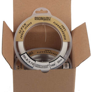 Rikimaru 100% <span class=keywords><strong>fluorocarbone</strong></span> 50m et 100m ligne de pêche en <span class=keywords><strong>fluorocarbone</strong></span> clair japonais 10LB à 150LB chef de choc de pêche pour bar de <span class=keywords><strong>mer</strong></span> - Product Image 3