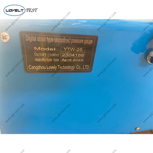 Testeur de <span class=keywords><strong>compression</strong></span> non confiné de contrainte de contrôle électrique pour le sol - Product Image 5