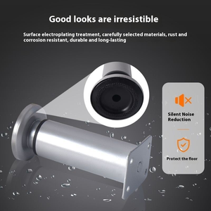 <span class=keywords><strong>Pieds</strong></span> <span class=keywords><strong>de</strong></span> meubles ronds réglables en hauteur sans perçage avec un design moderne pour salon, salle <span class=keywords><strong>de</strong></span> bain, canapés, tables, lits - Product Image 6