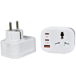 Adaptateur secteur standard UE PD12W 16A250V avec Type-C et USB pour la <span class=keywords><strong>France</strong></span> et la <span class=keywords><strong>Corée</strong></span> <span class=keywords><strong>du</strong></span> <span class=keywords><strong>Sud</strong></span> - Product Image 5