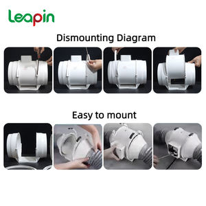 <span class=keywords><strong>Extractor</strong></span> <span class=keywords><strong>de</strong></span> <span class=keywords><strong>Aire</strong></span> Leapin Mini, Ventilador <span class=keywords><strong>de</strong></span> Conducto <span class=keywords><strong>en</strong></span> Línea <span class=keywords><strong>de</strong></span> Flujo Mixto <span class=keywords><strong>de</strong></span> 100-315 mm para Cocina, Hogar y Baño - Product Image 6