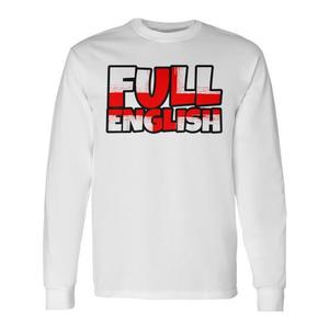 Camiseta de manga larga con diseño de la bandera de Inglaterra y estampado de la cruz de San Jorge - Product Image 1