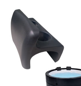 Oreiller de bain <span class=keywords><strong>Spa</strong></span> doux confortable coussin de tête de bain à remous avec porte-boisson PU <span class=keywords><strong>gonflable</strong></span> pour une utilisation dans la salle de bain - Product Image 1