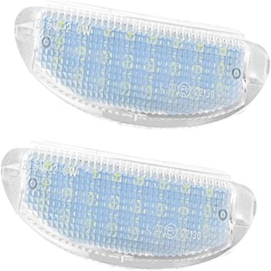 Eclairage de plaque d'immatriculation à LED pour Renault <span class=keywords><strong>Clio</strong></span> II 1998-2005 & Twingo I 1993-2007 New 12V Car Rear Tag Lamp Assembly - Product Image 1