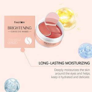 Kustom Logo kafein asam Hyaluronic Niacinamide mengurangi bengkak lingkaran hitam menenangkan pelembap kulit jeli Gel Masker Mata - Product Image 5