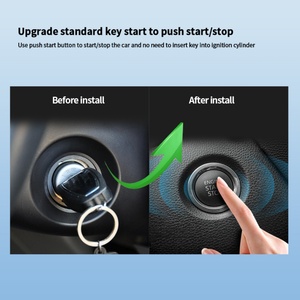 EASYGUARD PKE <b>Car</b> Alarm with Remote Starter Passive Keyless Entry, <b>Push</b> Start Button, NFC Lock Unlock, 4G LTE GPS Tracker - Product Image 3