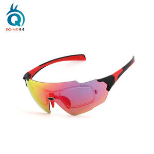 Xq-Hq Lunettes de soleil polarisées pour cyclisme, protection anti-uv, pour hommes et femmes, pour sports de plein air, équitation à vélo, design sans cadre - Product Image 5