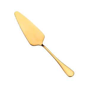 Pala per Pizza in acciaio inossidabile oro nero colorato torta burro formaggio gelato da Dessert Food Helper Turner divisore <span class=keywords><strong>pasticceria</strong></span> - Product Image 1