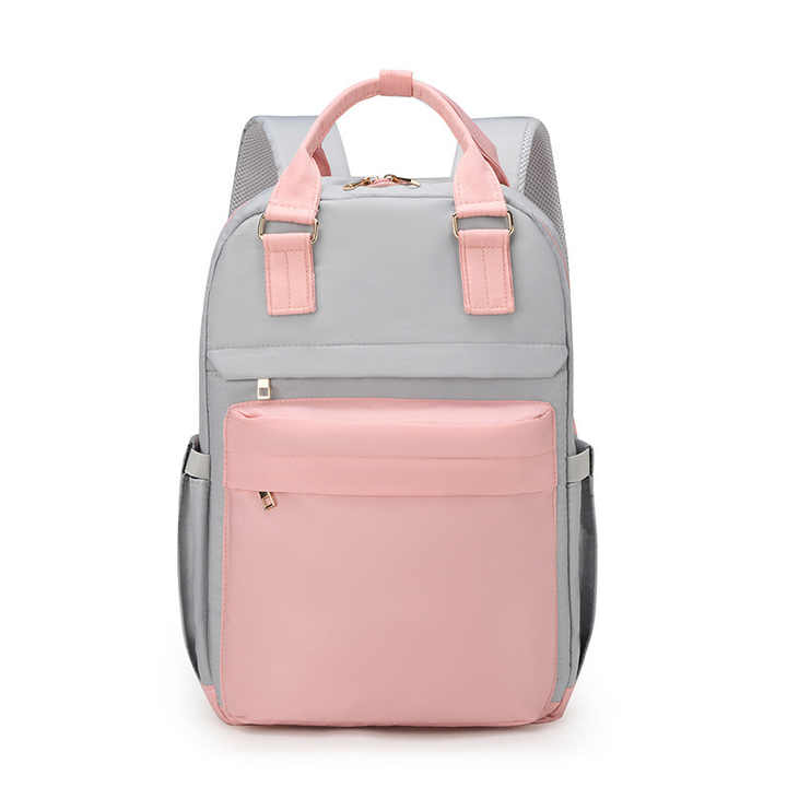 Mother Bag With 1 Big Pocket, 7 Out Side Pockets,1 Changing Mat And 1 Hand Purse main image 1