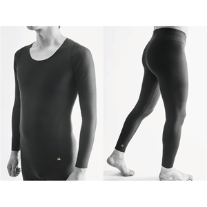 Vente en gros de pantalons de base chauffants confortables et chauds en nylon pour hommes, caleçons longs pour l'automne et l'hiver par temps froid - Product Image 1