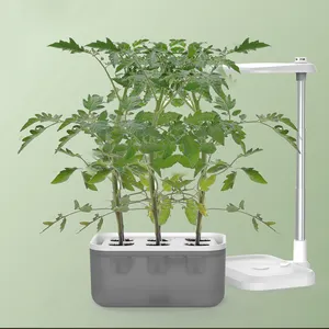 Mini jardin vertical intelligent d'intérieur personnalisé Oem, kit hydroponique vert, lampe de croissance LED, pots et jardinières intelligents pour la maison