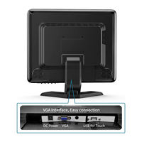 Monitor CCTV LCD TFT 15 Inci Resolusi 1024x768 dengan Layar Sentuh Monitor LED Backlight Kapasitif