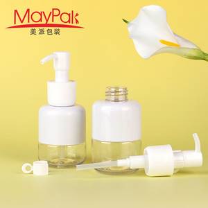 Bouteille de luxe écologique vide en plastique PET 80ml 100ml shampooing revitalisant désinfectant pour les mains bouteille de lotion pour le corps - Product Image 3