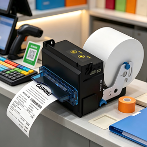 Cashino KP-247 2 Inch 58mm Thermal Ticket Receipt Printer Auto Cutter Self-Service Kiosk Horizontal Vertical Mount USB <strong>Interface</strong> - Product Image 2