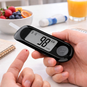 Nouveau glucomètre d'usine pour la mesure précise de la glycémie, <span class=keywords><strong>test</strong></span> de diabète, glucomètre avec bandelettes pour usage domestique - Product Image 6