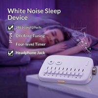 Machine à bruit blanc haut de gamme pour le sommeil, éliminateur de bruit basse fréquence, anti-insomnie, haut-parleur audio, modèle enfichable