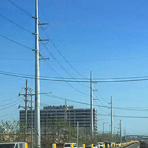 Poste Eléctrico FUTAO, Poste de Telecomunicaciones, Poste Metálico Octagonal de Acero Galvanizado en Caliente con Accesorios Eléctricos - Product Image 5