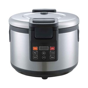 Arrocera eléctrica Industrial, olla de arroz multifunción, 19 litros, acero inoxidable, piezas de repuesto gratis, OEM, venta al por mayor - Product Image 1