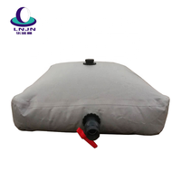 Réservoir d'eau pliable en tissu de bâche en PVC pliable vessie d'eau en plastique Flexible gonflable réservoir de stockage d'eau à usage domestique