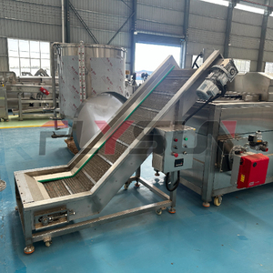 Conveyor Belt Industrial Fryer Complete Frying <b>Equipment</b> for Meat Products Pasta and Fruit Vegetable Crisps - Product Image 2