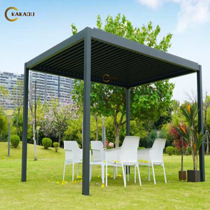 Cubierta de Pérgola de Aluminio con Revestimiento en Polvo KAKADU con Techo de Láminas para Uso en Exteriores - Product Image 2