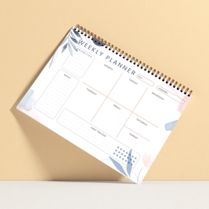 Planificador Semanal y Mensual A5 Personalizado, Bloc de Notas Espiral con Lista de Tareas y Presupuesto, Cuaderno Impreso Personalizado - Product Image 3