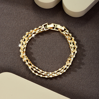 Hoge kwaliteit drielaagse sierlijke kristallen CZ-armband voor dames, casual aankleden, Valentijnscadeau, sieraden, feestevenement B165
