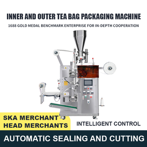 Automatic Sachet Inner and Outer Drip Tea <b>Bag</b> Packaging Machine with Label and <b>String</b> Sealing Wrapping Machine - Product Image 6