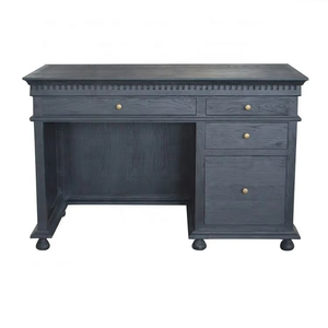 Hl211 Châu Âu Cổ Mỹ Cổ Điển Rắn Gỗ Sồi Nhà Văn Phòng Bàn Yếu Tố Cần Thiết Bằng Gỗ Văn Phòng Nhà Bàn - Product Image 5