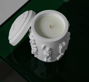 Lilin Aroma Kedelai Mewah Label Pribadi Grosir dalam Wadah Gipsum, Lilin Roman Lilin Lebah, Hadiah untuk Wanita, untuk Dekorasi Rumah, Bar, Diwali - Product Image 5