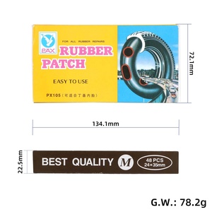 Patch de réparation à froid Pigeon pour chambre à air de vélo, trottinette électrique, moto – Lot de 48 patchs de réparation à froid pour pneus - Product Image 5
