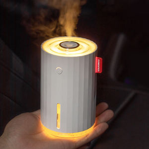 Purificador de aire para coche 2024, precio <span class=keywords><strong>barato</strong></span>, <span class=keywords><strong>humidificador</strong></span> de aire, filtro purificador de agua antisecado portátil con luz LED nocturna para habitación interior - Product Image 1