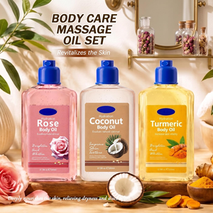 Huile de massage essentielle pour le corps, pour éclaircir la peau, hydrater, collagène, huile de noix de coco pour le corps - Product Image 4