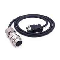 Câble d'encodeur servo personnalisé DC MR-J3ENSCBL20M-H, connecteur circulaire pour moteur Mitsubishi série MR-J3, faisceau de câbles de signal
