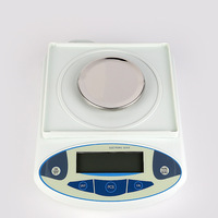 Balance analytique électronique de précision, balance de laboratoire, précision 0,01 g, matériau plastique, utilisation pour bijoux et usage scientifique