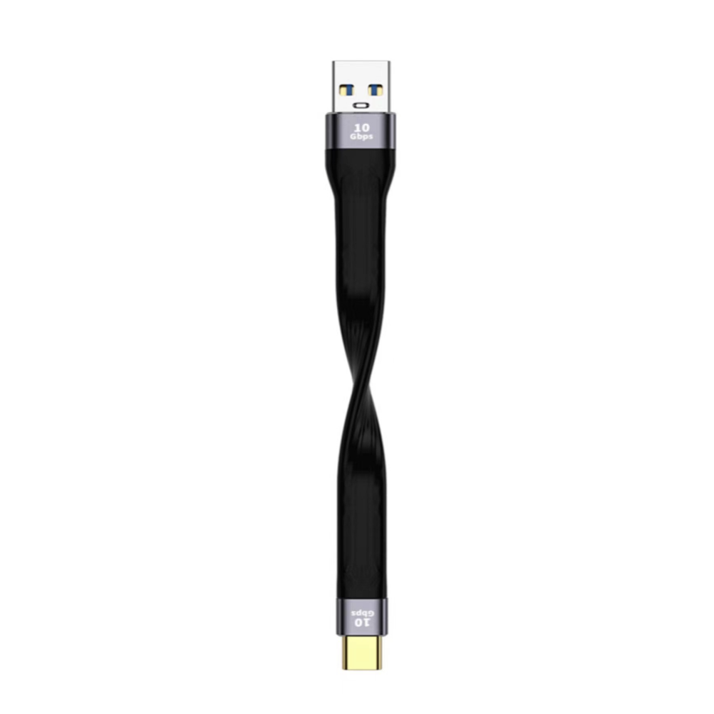 usb a male to c male black