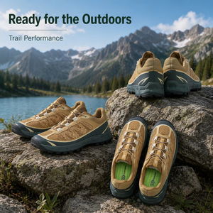 Zapatillas de Trail Running Ligeras y Cómodas, Impermeables, con Parte Superior Transpirable de TPU, Suela Antideslizante de Goma EVA, para Senderismo y Trekking al Aire Libre - Product Image 2