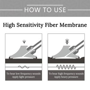 Tout Noir Médecin Cardiologie Stéthoscope Professionnel Médical Coeur Stéthoscope Infirmière Étudiant Équipement Médical Dispositif - Product Image 5