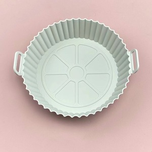 Plateaux de cuisson carrés pour friteuse à air, plateaux de cuisson ronds en silicone pour friteuse à air, doublures pliables en silicone pour friteuse à air - Product Image 5