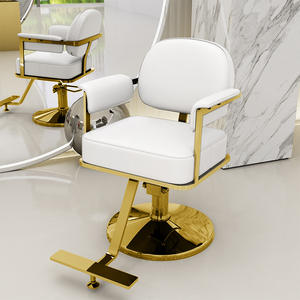 Silla de Peluquería Ergonómica de Cuero Resistente al Por Mayor, Silla de Salón de Belleza con Elevación y Rotación de 360 Grados, Profesional para Peluquería - Product Image 3