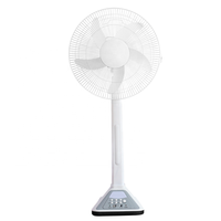 Haute qualité 16 pouces 12V DC AC ventilateur de table ventilateur solaire électrique rechargeable à énergie solaire avec panneau solaire