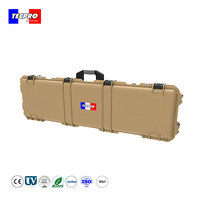Étui rigide en plastique pour armes à feu, fabrication directe d'usine OEM/ODM, avec doublure en mousse personnalisée, résistant à l'eau IP67, antichoc, garantie 1 an