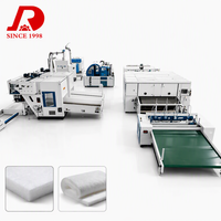 Ligne de production de fours de thermocollage entièrement automatiques pour non-tissés, type à air chaud, pour la fabrication de rembourrage de matelas en polyester