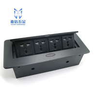 Enchufe Universal Oculto para Mesa de Oficina de 220V, Enchufe Emergente para Escritorio de Sala de Conferencias