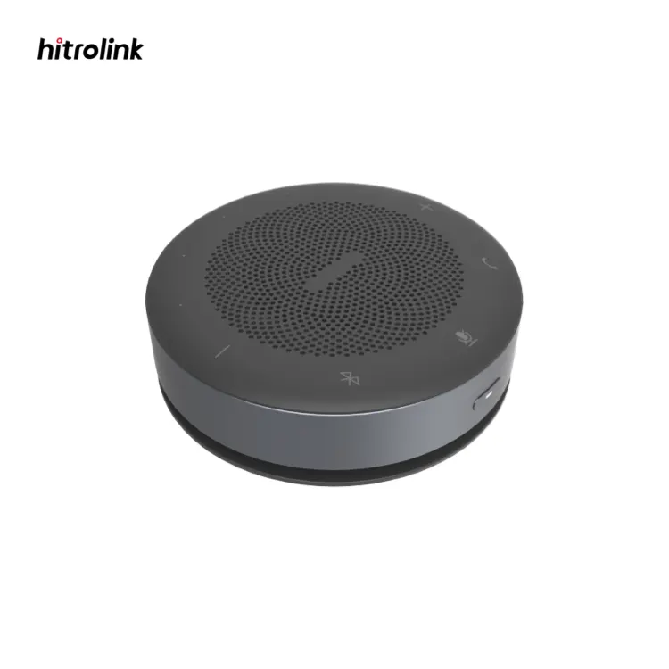 Hitrolink Usb רמקול ועידה מיקרופונים multipoint רמקול bluetooth כנס עבור זום סקייפ ישיבות